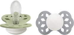 BIBS Infinity suzete simetrice din silicon 2 buc - mărimea 2 Variantă: Sage Night / Cloud Night