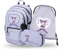 Baagl Set 3 Core Kuromi Sweet One: rucsac, penar, săculeț GRS