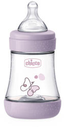 Chicco Biberon anticolici Perfect5 150 ml flux lent 0m+ Variantă: fetiță