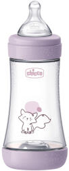 Chicco Biberon anticolic Perfect5 240 ml pentru fete debit mediu 2m+