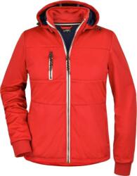 Daiber JN 1077 / Jachetă softshell cu 3 straturi pentru femei - roșu/bleumarin/alb M (021077g1802)