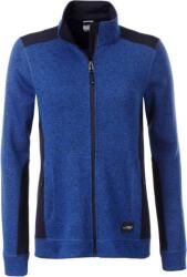 Daiber JN 861 / Jachetă de lucru tricotată din fleece pentru femei - melanj regal/negru XXXL (020861s7413)