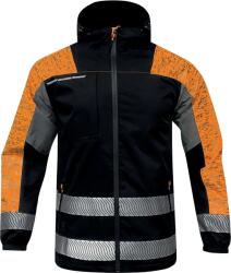 Delta Plus DELTA HI-VIS SAKOYAOR / Jachetă reflectorizantă rezistentă la vânt pentru bărbați - HV portocaliu/negru S (SAKOYNOPT)
