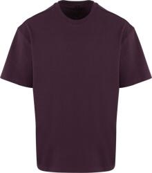 New Morning Studio NEW MORNING STUDIOS NM 003 / Tricou unisex supradimensionat din bumbac gros - violet prună XL (570003ann04)