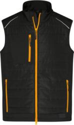 Daiber JN 1822 / Vestă hibridă bărbătească - negru/portocaliu neon XL (021822d8904)