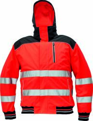ČERVA EXPORT IMPORT a. s CERVA KNOXFIELD HI-VIS PILOT / Geacă reflectorizantă de iarnă - roșu XS (0301046620000)