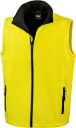RESULT R 232M / Vestă softshell bărbătească cu 2 straturi - galben/negru XXXL (30232M98313)