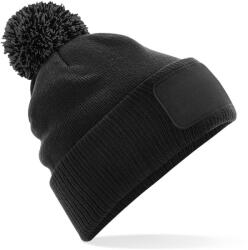 Beechfield B 443 SNOWSTAR / Căciulă tricotată - negru/gri grafit Universal (530443t6699)
