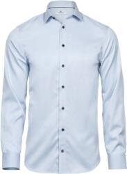 TEE JAYS TJ4021 / Cămașă bărbătească din twill, croială slim, cu mânecă lungă - albastru deschis XXL (18402103705)