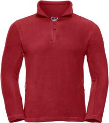 Russell Athletic 874M / Hanorac bărbătesc din fleece cu fermoar 3/4 - roșu clasic M (10874M24802)
