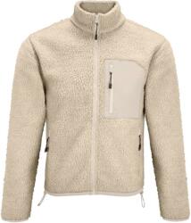 SOL´S FURY / Jachetă unisex din fleece cu blană și buzunar la piept - bej/bej L (254042zzw03)