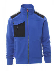 PAYPER WORK 2.0 001382-0001 / Hanorac bărbătesc cu fermoar complet - albastru regal XXL (001382000109000XXL)