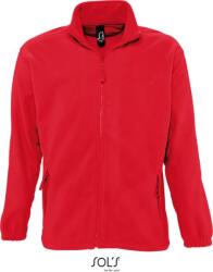 SOL´S NORTH / Jachetă din fleece pentru bărbați - roșie 5XL (25550000415)