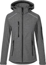 PROMODORO 7855 / Jachetă softshell cu 3 straturi și glugă pentru femei - gri melanj M (40785561002)
