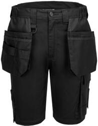Portwest WX2 ECO CD842 / Pantaloni scurți de lucru pentru bărbați - negri, mărimea UK 33/EU 48 (CD842BKR33)