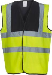 Yoko Vestă de siguranță YOKO HI-VIS HVW100 / Vestă de siguranță - neagră/galbenă de înaltă vizibilitate XXL (79W100zw005)