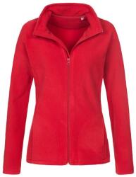 Stedman Geacă clasică din fleece STEDMAN ST5100 / Geacă din fleece cu fermoar pentru femei - roșu stacojiu XL (ST5100SREXL)