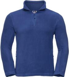 Russell Athletic 874M / Hanorac bărbătesc din fleece cu fermoar 3/4 - albastru strălucitor M (10874M05702)
