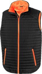 RESULT R 239X / Vestă termică matlasată unisex - negru/portocaliu S (30239X81301)