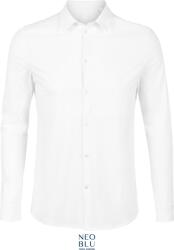 Neoblu 3198 BALTHAZAR MEN / Cămașă bărbătească cu mânecă lungă - alb optic L (243198z1503)