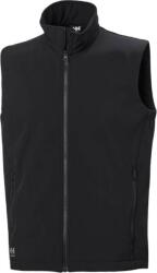 Helly Hansen MANCHESTER 74086 / Vestă softshell bărbătească cu 3 straturi - neagră L (59408600203)