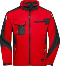 Daiber JN 844 / Jachetă softshell de vară pentru lucru - roșu/negru M (02084487602)