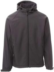 PAYPER GALE 001044-0355 / Jachetă softshell bărbătească cu glugă - antracit 5XL (0010440355130425XL)