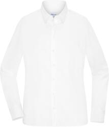Daiber JN 1373 / Cămașă de damă din poplin mixt - alb S (02137300101)