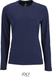 SOL'S IMPERIAL LSL / Tricou cu mânecă lungă pentru femei - bleumarin francez M (25207529002)