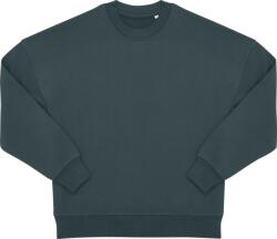 B&C Collection INFLUENCE CREW / Hanorac unisex supradimensionat din bumbac gros - petrol XS (01IC01zm100)
