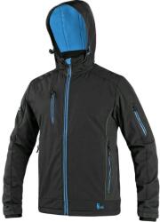 CANIS SAFETY a. s CXS DURHAM / Jachetă softshell bărbătească - negru/albastru XXL (123007280696)