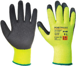 Portwest Thermal Grip Glove A140 / Mănuși izolate cu acoperire din latex - galbene M (A140BKRM)