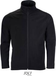 SOL´S RACE / Jachetă softshell bărbătească cu 2 straturi - neagră 4XL (25119500214)