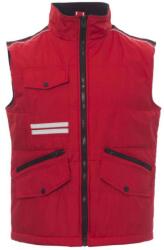 PAYPER MIG 2.0 001011-0051 / Vestă izolatoare pe toată lungimea - roșu/negru XXL (001011005103015XXL)