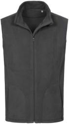 STEDMAN VESTĂ STEDMAN CLASSIC FLEECE ST5010 / Vestă bărbătească din fleece - gri oțel M (ST5010GRSM)