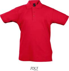 SOL'S SUMMER II / Tricou polo pentru copii - roșu 130-140 (25134500487)