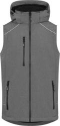 PROMODORO 7840 / Vestă softshell bărbătească cu 2 straturi - gri melanj 5XL (40784061015)