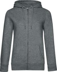 B&C be inspired B&C QUEEN ZIPPED HOOD / Hanorac cu fermoar pentru femei - gri M (01W03Qx4802)