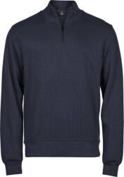 TEE JAYS TJ5506 INTERLOCK / Hanorac bărbătesc cu fermoar 1/4 - bleumarin XL (18550600304)