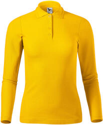 MALFINI, a. s MALFINI PIQUE POLO LS 231 / Tricou polo de damă, cu mânecă lungă - galben M (2310414)
