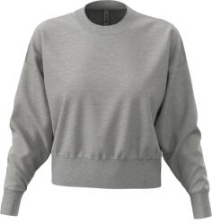 Next level apparel N 9087 / Hanorac supradimensionat pentru femei din bumbac gros - gri melanj M (08908761002)