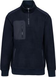 Wk Designed To Work WK CONCEPUT PENTRU WORK WK 905 / Hanorac de lucru unisex din fleece cu fermoar 1/4 - bleumarin XS (20W90500300)