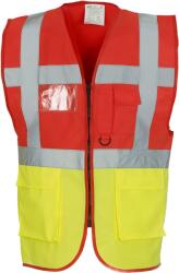 Yoko Vestă multifuncțională YOKO HI-VIS HVW801 / Roșu/galben HV XL (79W801zx704)