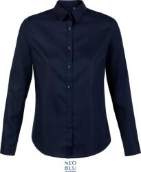 Neoblu 3183 BLAISE WOMEN / Cămașă cu mânecă lungă din micro twill pentru femei - albastru noapte S (24318304601)