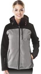 PRA-P-OR s. r. o PRAPOR LADYFUN / Jachetă softshell pentru femei cu glugă detașabilă - gri/negru XXL (PRAPOR385405)