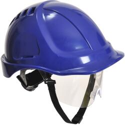 Portwest ENDURANCE PLUS VISOR PW54 / Cască de protecție cu vizieră - albastru regal (PW54RBR)