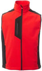 PAYPER CORK S00360-P114 / Vestă softshell bicoloră pentru bărbați - roșu/negru XXL (S00360P11403015XXL)
