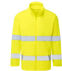 Portwest HI-VIS ESSENTIAL ES1 ES250 / Hanorac reflectorizant din fleece cu fermoar pentru bărbați - HV galben L (ES250YERL)