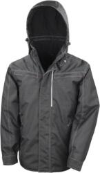 RESULT R 326X / Jachetă de lucru unisex cu structură din denim - neagră M (30326X00202)