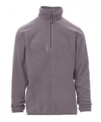 PAYPER SOFT+ 001294-0070 / Hanorac unisex ușor din fleece cu fermoar pe jumătate - gri oțel L (001294007013008L)